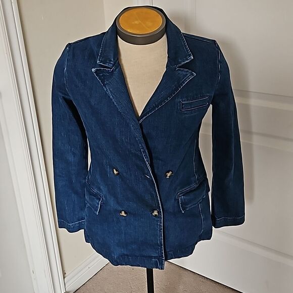 Pilcro Blue Blazer Tailored Fit - Picture 2 of 16